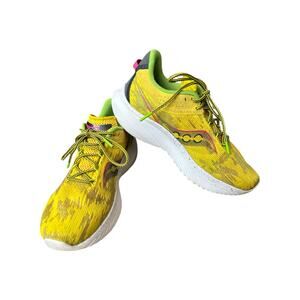 Saucony Men's Kinvara 14 Yellow Lace Up 'Otherworld' Running Sneaker Shoe Size 8